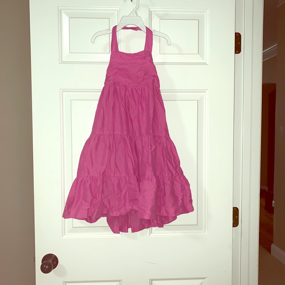 Fuchsia size 5T halter dress